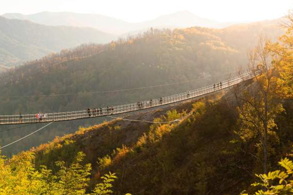 Sunset in Smoky Mountains